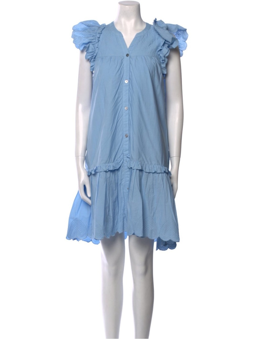 Sea New York V-Neck Knee-Length Dress